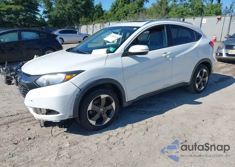 2018 Honda Hr-V Ex-L из США, поврежденный, VIN 3CZRU6H76JM723201